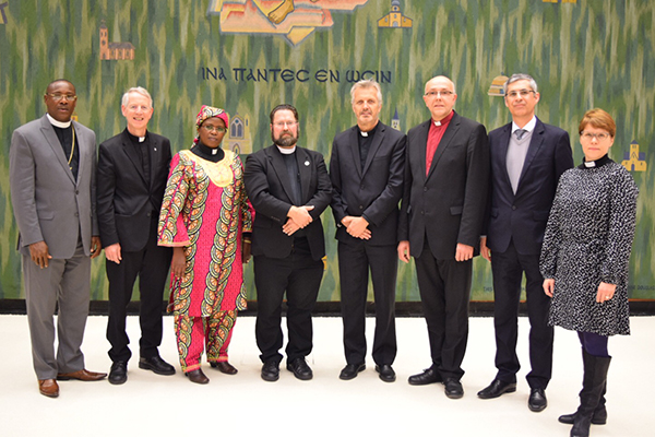 Representatives of the ILC and LWF meet in Geneva, Switzerland in January 2015.